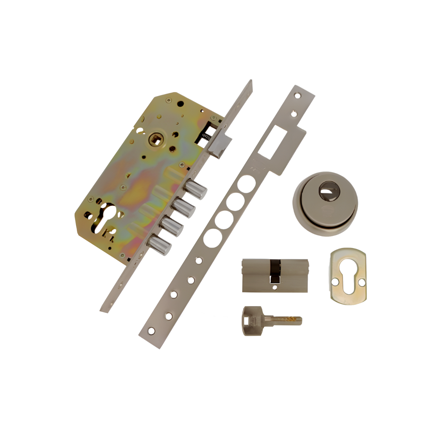 MORTISE LOCK 100-60 SATIN NICKEL
