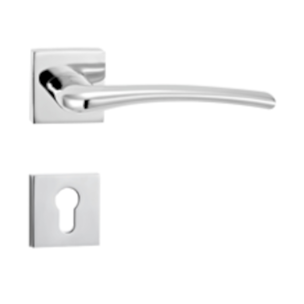Matt Black Door Handle Lock